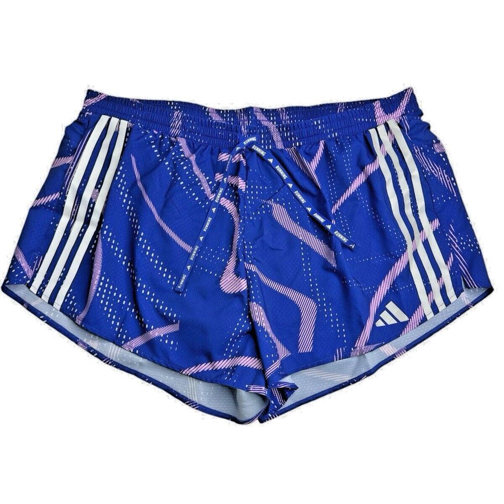 adidas Men's OTR BTN Short Running Shorts - Carrera Reflective Elements, 3", 2XL